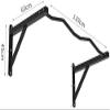 OSCCAR Fitness Training Pull Up Bar for Men & Women Pull-Up Bar Wall Aisle Horizontal Bar Wall-Mounted Single Bar Home Fitness Equipment Indoor and Outdoor Fitness Equipment (Size : A) view 2