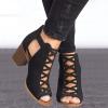 Ladmiple Wedge Shoes For Women Wide Width Espadrilles Sandals for Women Flat,Wedges Sandals Platform Casual Summer Middle Heels Open Toe Sandals view 4