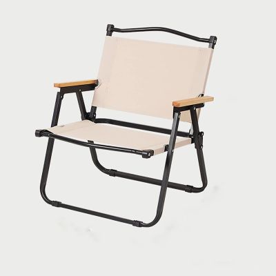 YASAT Portable Camping Chair Folding Outdoor Chair Foldable Chair for Camping, Picnic, Lawn, Beach,Barbeques,Travel,and Fishing,Black/Khaki Folding Chair, (Color : Khaki, Size : Small)