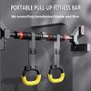Chin Up Bar Portable Door Frame Pull-up bar, with Swing, no Screw Wall-Mounted Steel Fitness Horizontal bar, Home Gym Fitness Equipment (Size : 103-135cm/40.6-53.1") view 2