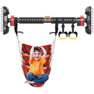 Chin Up Bar Portable Door Frame Pull-up bar, Adult Kids tee Strength Training Fitness Horizontal bar, Anti-Slip Suction Cup Base/Comfortable Handle (Color : Style 3, Size : 88-135cm/34.6-53.1")