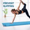 Yuilgdo Yoga Towels, Non Slip Hot Yoga Mat Towel with Grip Dots,Super-Absorbent Soft Microfiber Yoga Blanket for Pilates, Fitness and Workout 72inch x 24inch (Blue) view 4