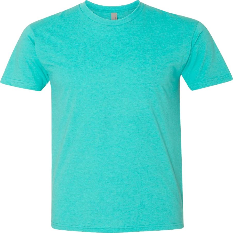 LogoUp 6210 Men's Men's CVC Tee Tahiti Blue(1pck) XX-Large
