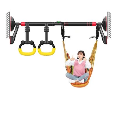 Chin Up Bar Portable Wall-Mounted Pull-up bar, Home Office Steel Fitness Horizontal bar with 3 Anti-Slip Bases, Adult tee Kids Training Equipment (Color : Style 3, Size : 92-130cm/36.2-51.1")