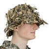 QuikCamo Mens Mossy Oak Shadow Grass Blades 3D Leafy Camo Bucket Hat with Built-in Face Mask for Turkey Hunting - Adjustable Size view 2