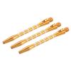 PATIKIL 48mm Dart Shafts, Medium 2BA Thread Aluminum Dart Stems Dart Accessories for Steel Tip - 3 Pack (Gold Tone) view 1