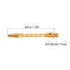 PATIKIL 48mm Dart Shafts, Medium 2BA Thread Aluminum Dart Stems Dart Accessories for Steel Tip - 3 Pack (Gold Tone) view 2