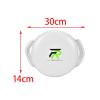 rockible Boxing Pads Punching Bag Sparring Pad Kick Pad Target Breathable Strike Round Pad for Coaching Practicing Muay Thai Training Taekwondo, White view 4