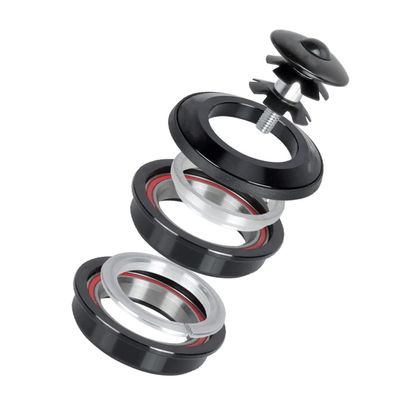 BOXKAT Straight Tube 44-44mm Bike Headset, Mountain Bike Headset Bearing Accessory Threaded Headset Headset Bearing