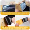 ACFELLE 12Pcs Pre Cut Grip Tape for Fingerboards, 100mm*28mm One Step Install Pro Finger-Skateboard Foam Adhesive Stickers (12pcs) view 4