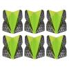PATIKIL Dart Flights, 6 Pack PET Standard Darts Accessories Replacement Parts for Soft & Steel Tip, Black, Gray, Green view 1