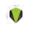 PATIKIL Dart Flights, 6 Pack PET Standard Darts Accessories Replacement Parts for Soft & Steel Tip, Black, Gray, Green view 2