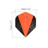 PATIKIL Dart Flights, 12 Pack PET Standard Darts Accessories Replacement Parts for Soft & Steel Tip, Black, Gray, Orange view 2