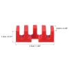 PATIKIL Badminton Stringing Racquet Load Spreader, 3 Pack Embedded Racket High Pounds Load Adapter Protector Stringing Machine Tool, Red view 2