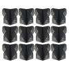 PATIKIL Dart Flights, 12 Pack PET Standard Darts Accessories Replacement Parts for Soft & Steel Tip, Black, Gray view 1
