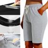 Neecan Women's Casual Elastic Waist Drawstring Shorts with Pockets Grey US 20 view 2