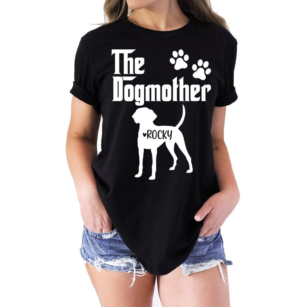 LEVY PAW Personalized American Foxhound Mom Shirts for Women American Foxhound Gifts for American Foxhound Lovers Personalized American Foxhound Gifts