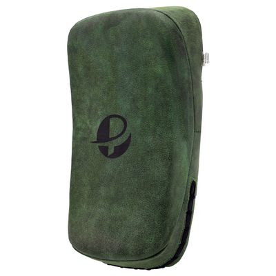 PFG PRO - Vintage Thai Pad - Genuine Cowhide Leather - Boxing MMA Muay Thai Training (Green)