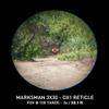 Monstrum P330-B Marksman 3X Prism Scope | DX1 Reticle view 4
