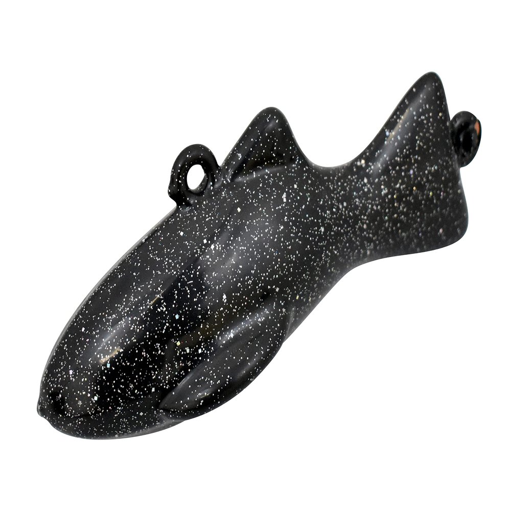 MagBay Lures 100% USA Made Downrigger Weights Heavy Dredge Fish Weight - Vinyl or uncoated (Black, 15lb)