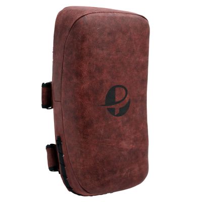PFG PRO - Vintage Thai Pad - Genuine Cowhide Leather - Boxing MMA Muay Thai Training (Red)