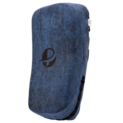 PFG PRO - Vintage Thai Pad - Genuine Cowhide Leather - Boxing MMA Muay Thai Training (Blue)