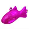 MagBay Lures 100% USA Made Downrigger Weights Heavy Dredge Fish Weight - Vinyl or uncoated (Pink, 15lb) view 1
