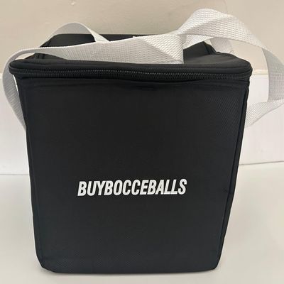 BuyBocceBalls Unique Package - - Candlepin Package with 4 Balls and Aurora Bag (Multiple Colors) - Starline Galaxy - Purple, 4 1/2", 2lbs, 6oz (Hot Pink & Black) (with Black Bag)