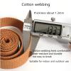 YunYunStrap Webbing 1inch 2inch 1.5inch, Cotton Lawn Chair Webbing Straps for Bags Making view 3