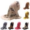 Hcclijo 2-6Year Muslim Kids Girls Hijab Hat One Piece Islamic Ready to Wear Hijabs Scarf Turban Caps Scarf Shawl Wrap 123-07 view 2