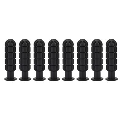 Cyrank 8Pcs Foosball Table Handles Grips Replacement, Plastic Table Soccer Foosball Grips Tables Soccer Parts Replacment Home Soccer Table Handle Accessories