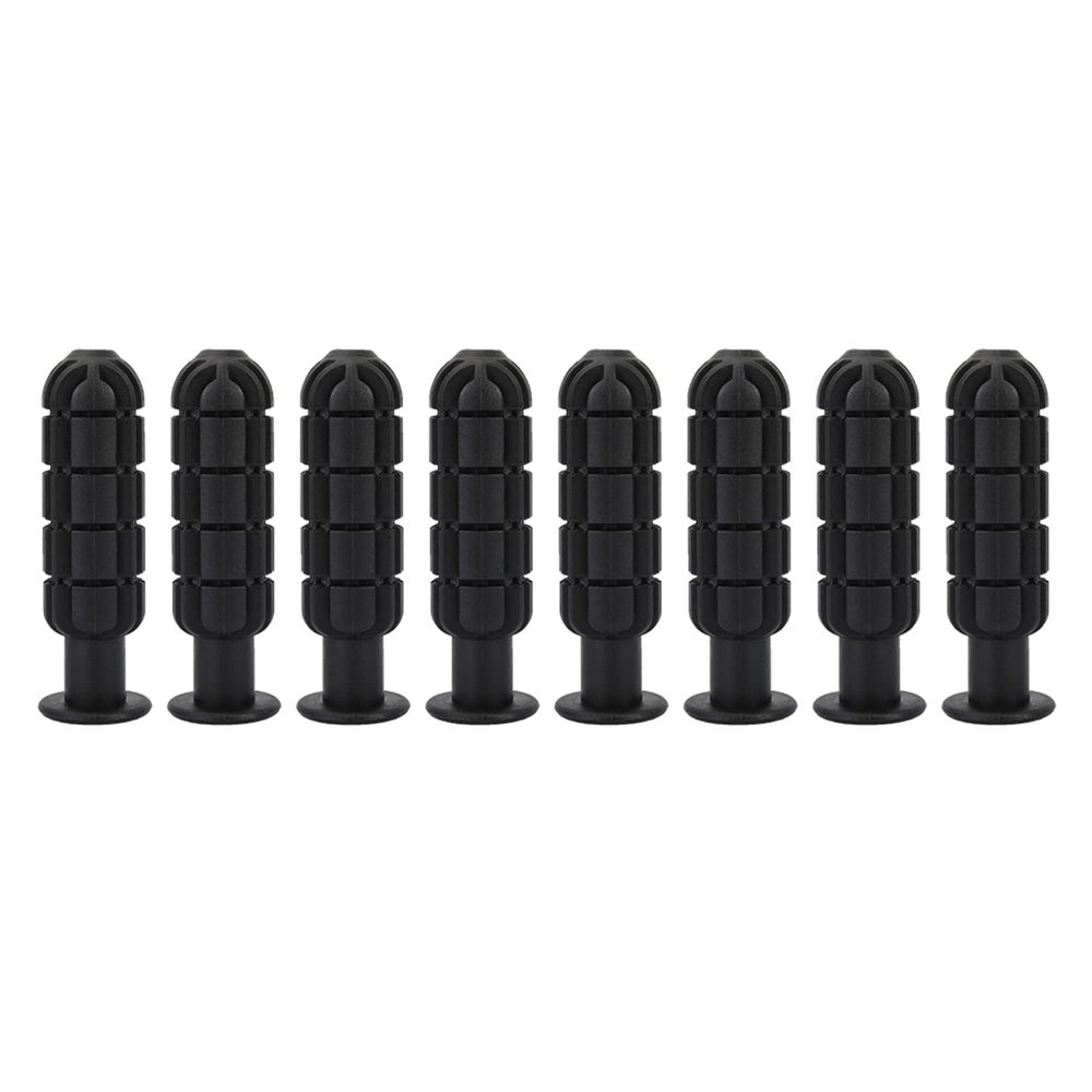 Cyrank 8Pcs Foosball Table Handles Grips Replacement, Plastic Table Soccer Foosball Grips Tables Soccer Parts Replacment Home Soccer Table Handle Accessories