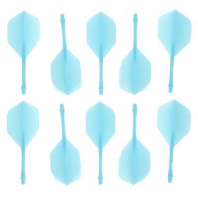 BESPORTBLE 10pcs Flights Convenient Tails for Soft and Hard Tip Versatile and Dart Accessories for Indoor and Matte