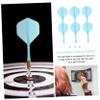 BESPORTBLE 10pcs Flights Convenient Tails for Soft and Hard Tip Versatile and Dart Accessories for Indoor and Matte view 2
