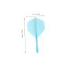 BESPORTBLE 10pcs Flights Convenient Tails for Soft and Hard Tip Versatile and Dart Accessories for Indoor and Matte view 4