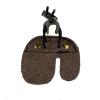 Miokun 2/4/6 Pack Leather Archery Finger Tabs, Adjustable Finger Guard Protective Gear,Right Hand (2) view 2