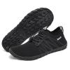 Racqua Men&Women Water Shoes Quick-Dry Non-Slip Aqua Shoes Outdoor Water Skiing Windsurfing Sailing Barefoot Beach Shoes Black 9.5 Women/8.5 Men view 3