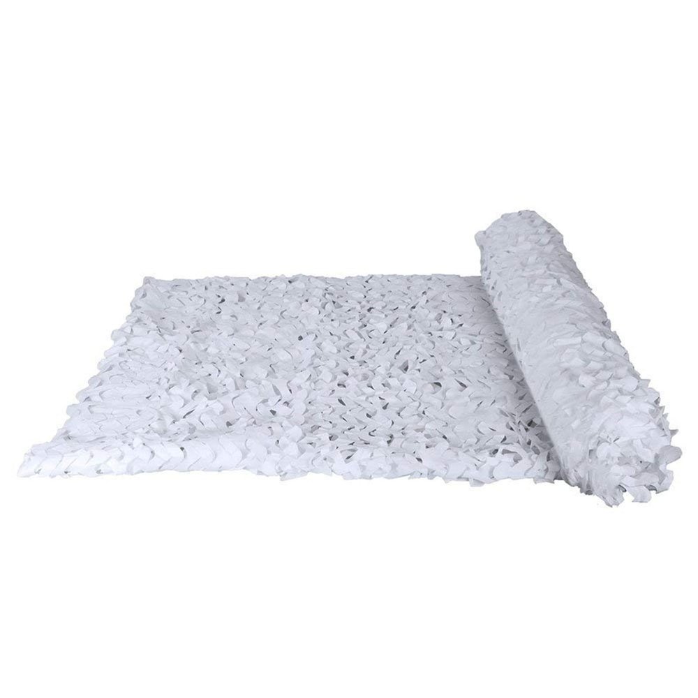 GQJNHUI White Double Thick Camouflage Netting,Camouflage Military Hunting Net for Hunting Cover Shooting Decoration for Camping Parties and Woodland Deserts (Size : 2X3M)