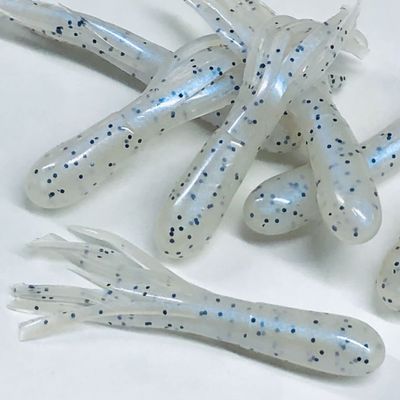 NineFit Basics 100 Original Crappie Tubes Monkey Milk - Fishing Jigs - Fishing Lures - 100 Tubes per Package