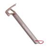 pistro Camping Hammer Tent Pegs Puller Stakes Extractor with A String High Strength - Silver view 2