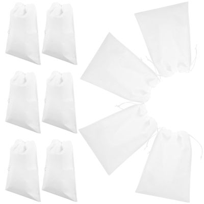 Zerodeko 10pcs Drawstring Shoe Storage Pouches Breathable Shoe Organizers for Travel and Home Versatile Reusable Bags for