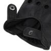 pistro Mens Vintage Leather Driving Gloves Lined Screen Touch Drive Gosling Gloves - Black, L view 2