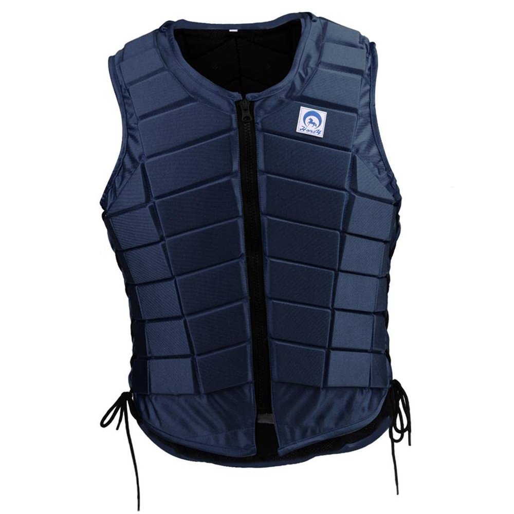 pistro Horse Riding Vest, Equestrian Body Protector Protective Gear for Men Women Youth Toddler Kids - Men XXL