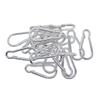 pistro 20 Pieces of Carabiners Clasp Suitable for Hanging Bags, Hanging Keychains - Silver view 1