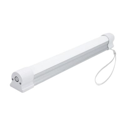 pistro Premium LED Tube Magnetic Work Light Bar 400Lumens 5 Dimmable Levels Camping Lantern USB Rechargeable Portable Lights Emergency Flashlight - White Red Blue Light