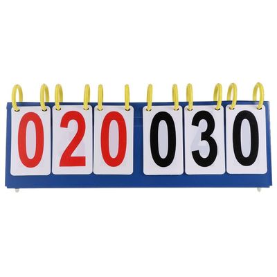 pistro 4/6 Digit Score Record Scoreboard for Basketball Tennis Pong Iron - 6 Digit