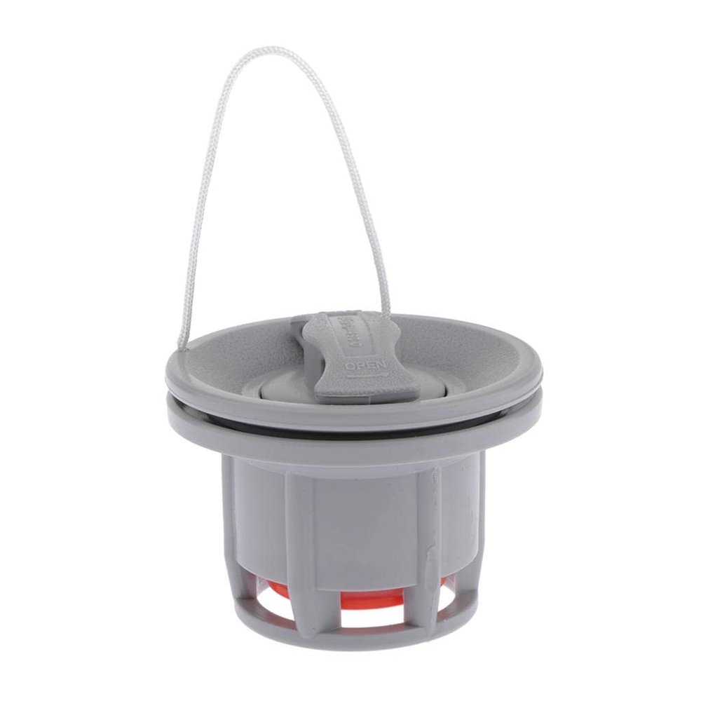 pistro Double Lock Air Valve Part for Inflatable Boat Raft Inflatable Kayak Canoe - Gray