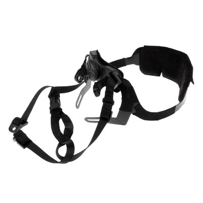 pistro Chin Strap with Bolts Screws for Fast/MICH/ACH/IBH - Black, as described