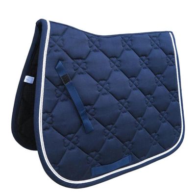 pistro Dressage Saddle Pad for Horse Riding, Show, Jumping, Performance, Equestrian Supplies - Blue