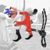 pistro Aluminum Alloy Bow Release Thumb 3 or 4 Finger Compound Bow Release Aids Grip for Archery, Hunting, Beginners - Red view 3